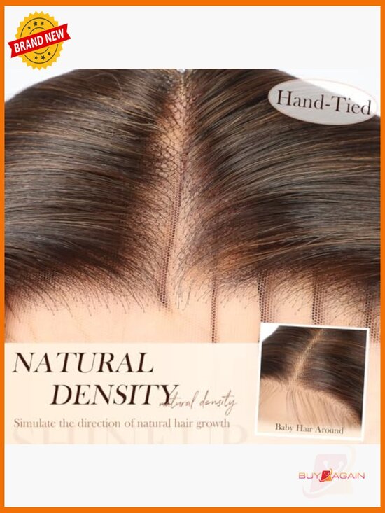 26 Inch Lace Front Wig 13x4 HD Lace Glueless Pre-Plucked Hairline Layered Wave main image 4
